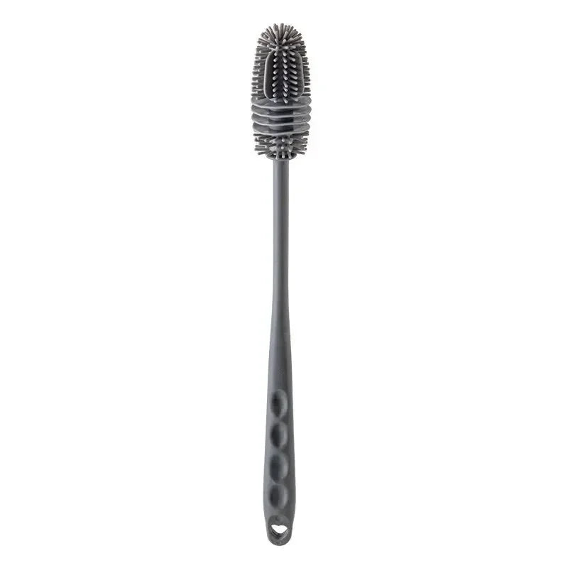 Brosse de nettoyage bouteille gris