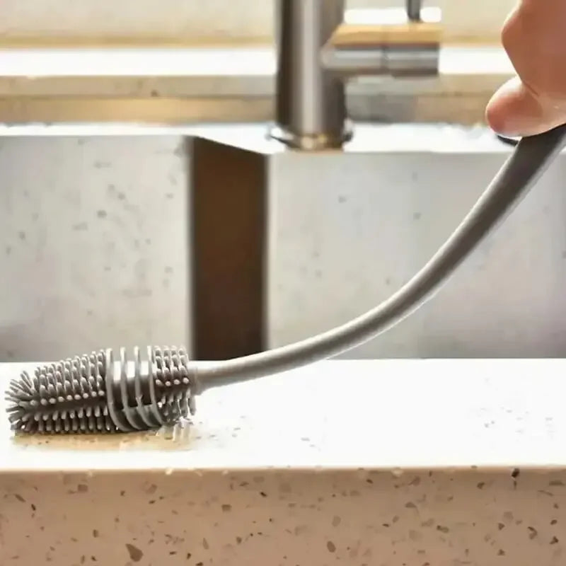 Brosse de nettoyage bouteille pliable