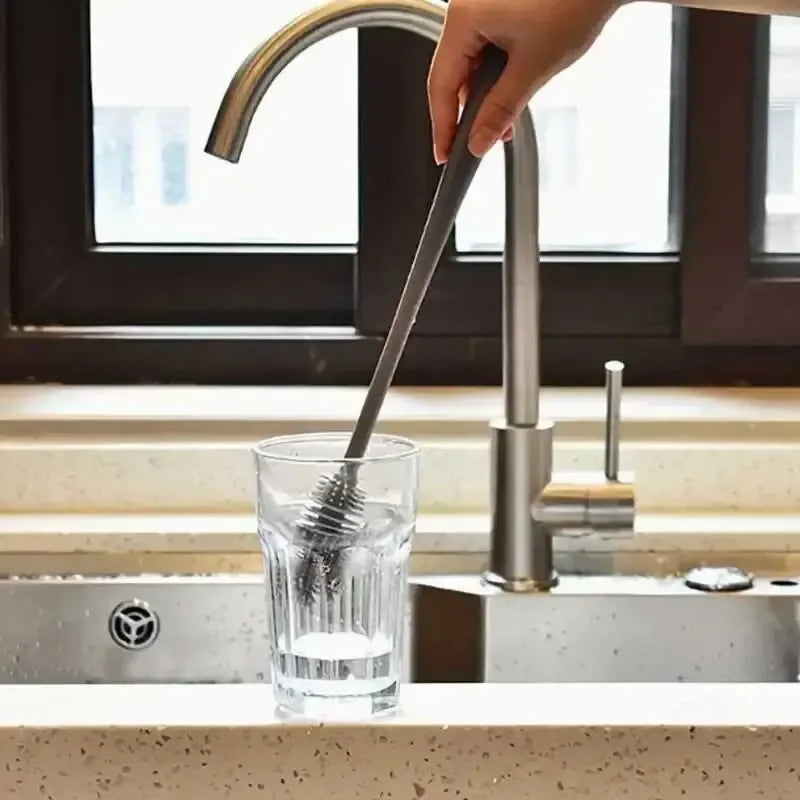 Brosse de nettoyage bouteille verre utile