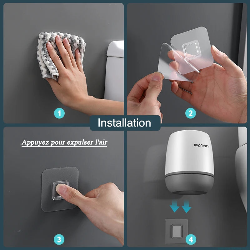 Brosse de toilette WC installation