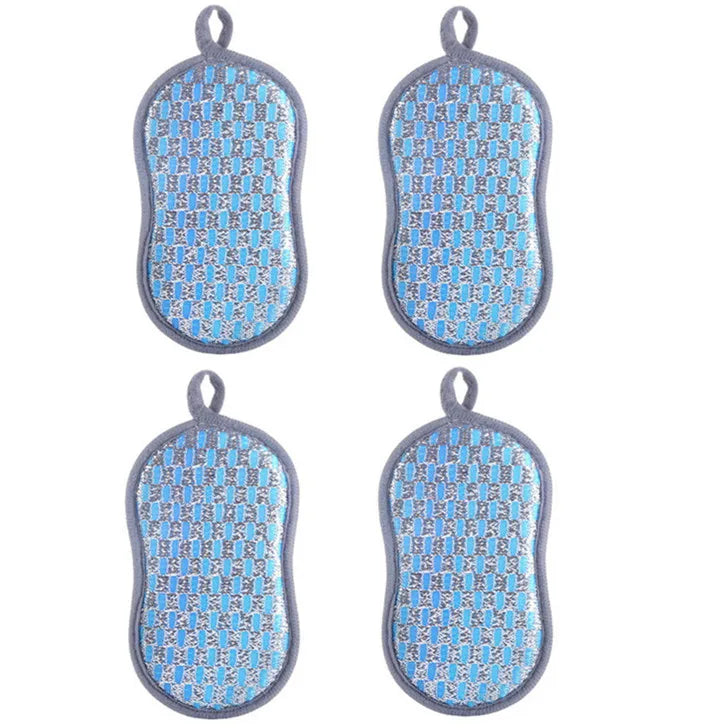 Eponge de cuisine bleu 4piece
