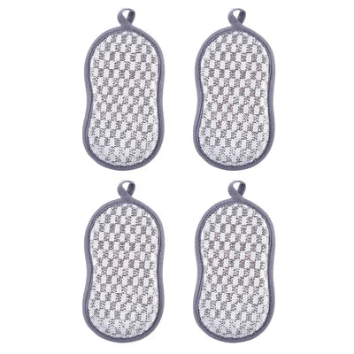 Eponge de cuisine gris 4piece