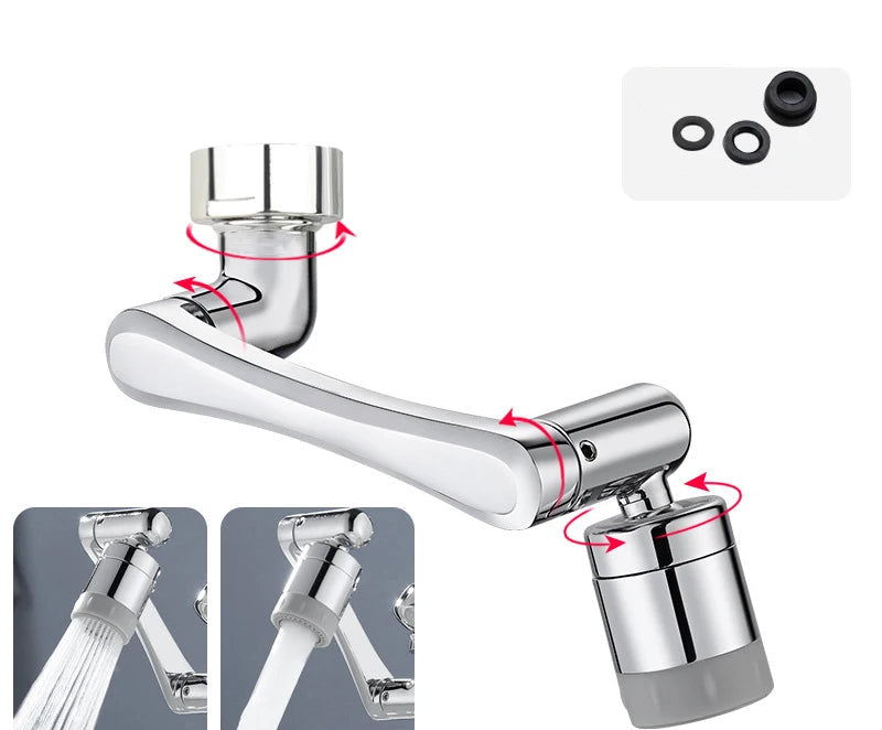 Rallonge de robinet 2 mode blanc