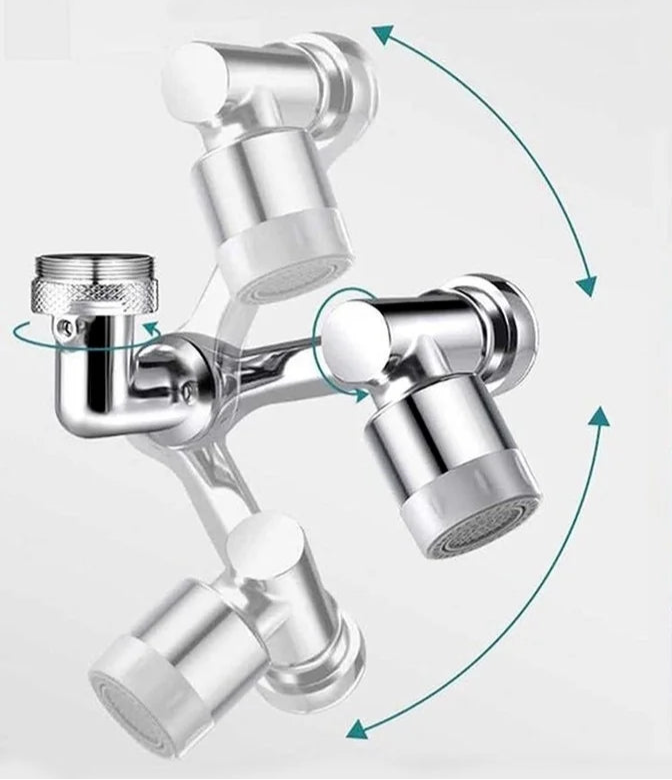 Rallonge de robinet rotation universel