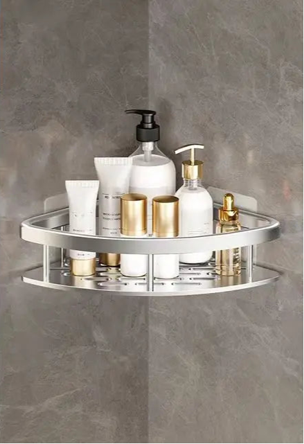Rangement de toilette silver