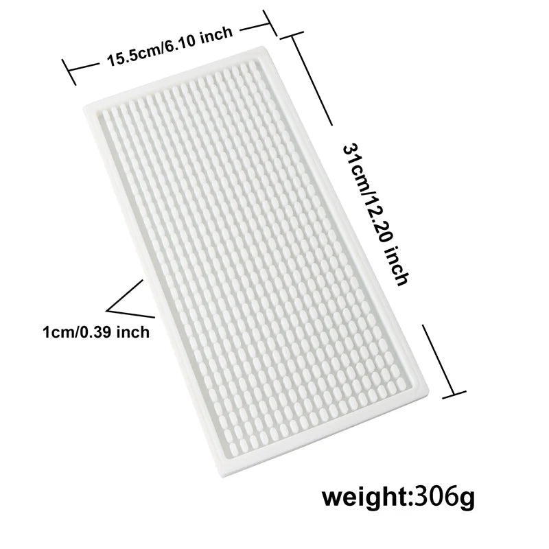 Tapis de Bar dimension blanc