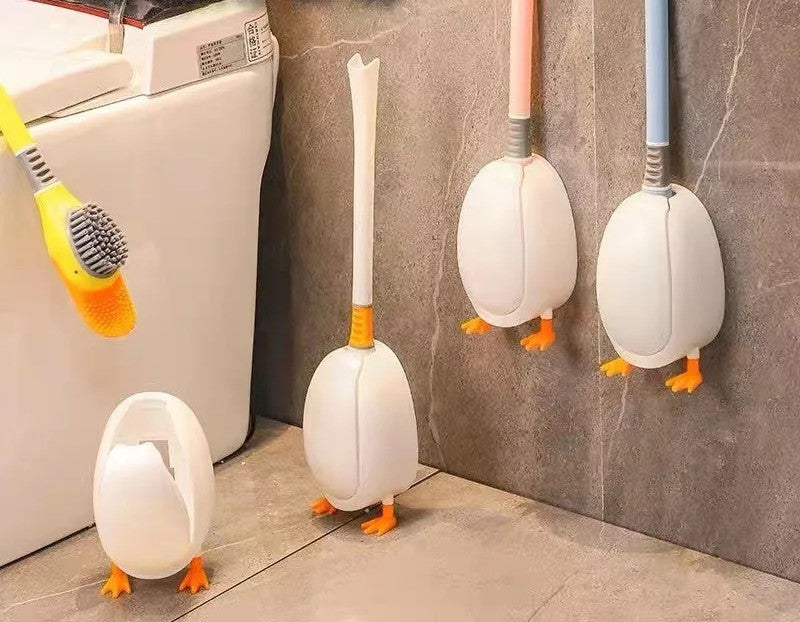 brosse toilette canard ensemble