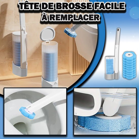 Brosse WC - Brosse Blue Hygiène™ - Clean Flush WC