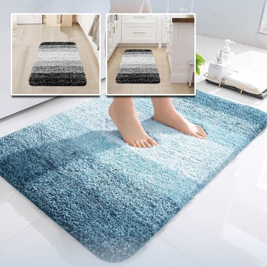 tapis absorbant bleu